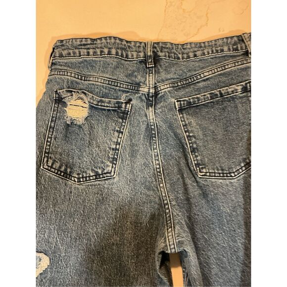 Hot Topic Star Patch Wide Leg Jeans Sz 11 SOLD OUT - Picture 7 of 10